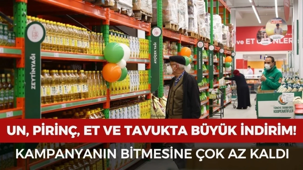 Sadece Bugün Geçerli! Tarım Kredi’de Fiyatlar Dibe Çekildi